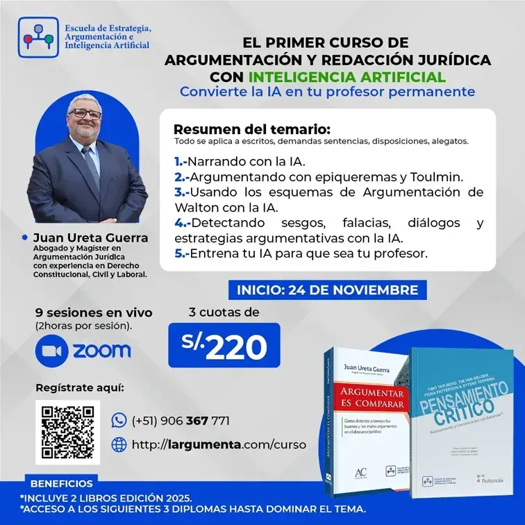 Curso de Argumentación y Redacción con Inteligencia Artificial Internacional