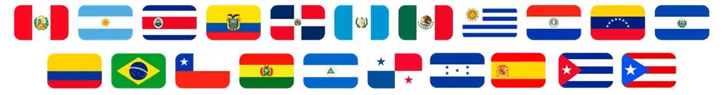 Banderas de Latinoamérica Móvil